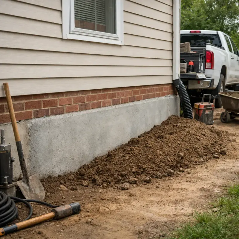 Stem Wall Repair Woodbridge